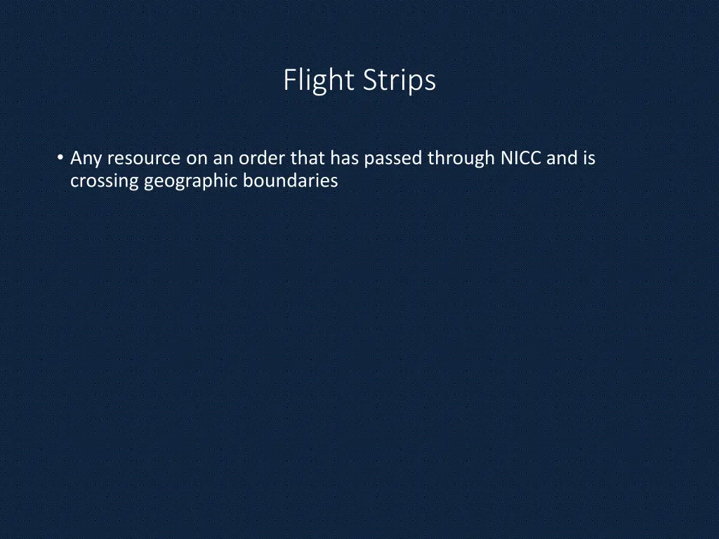 flight strips