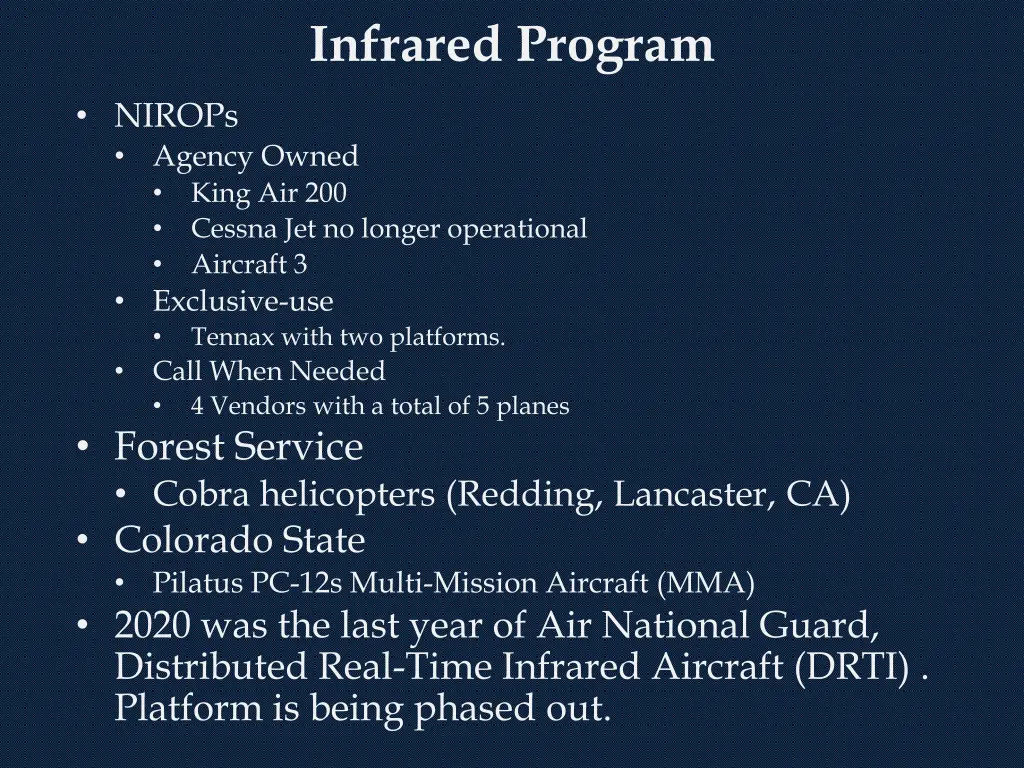 infrared program