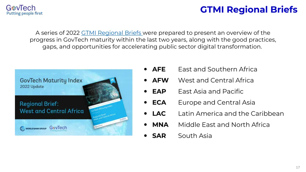 gtmi regional briefs