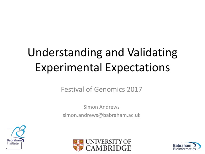 understanding and validating experimental