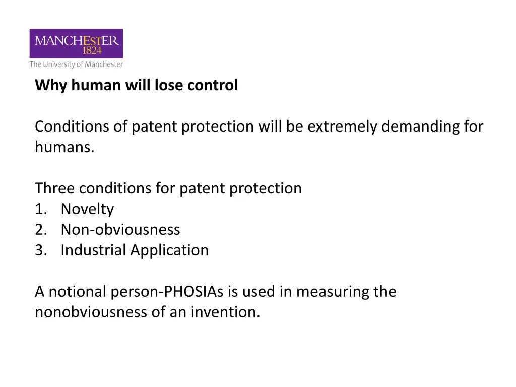 why human will lose control