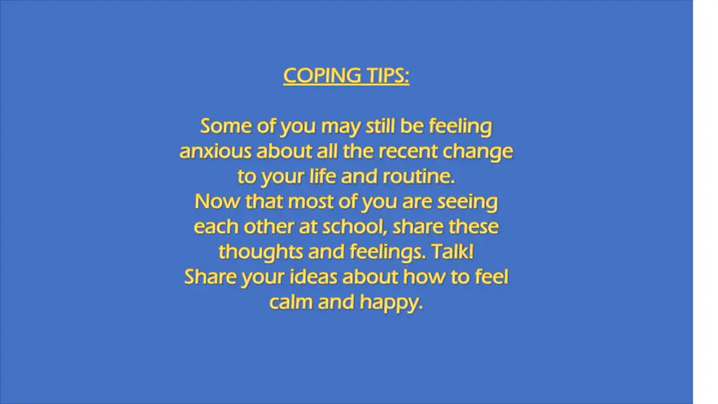 coping tips coping tips