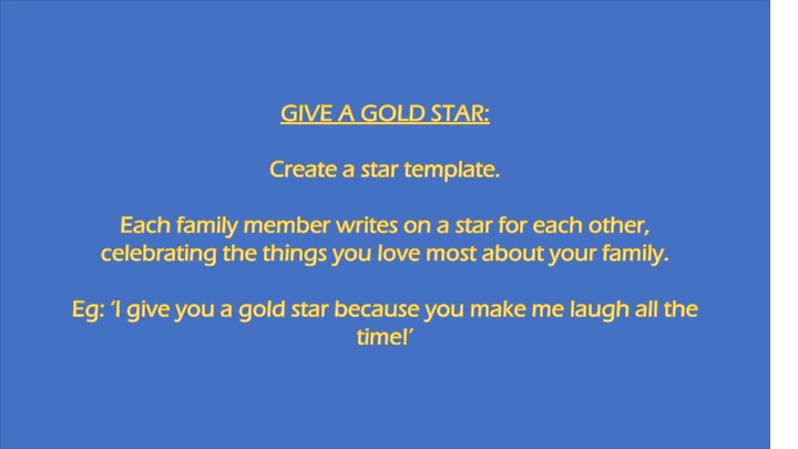 give a gold star give a gold star