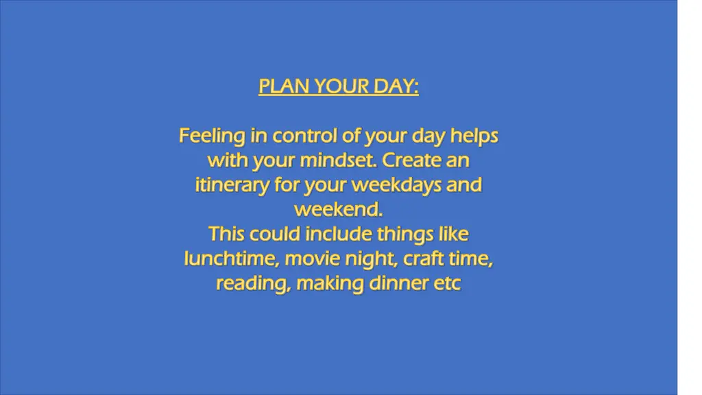 plan your day plan your day