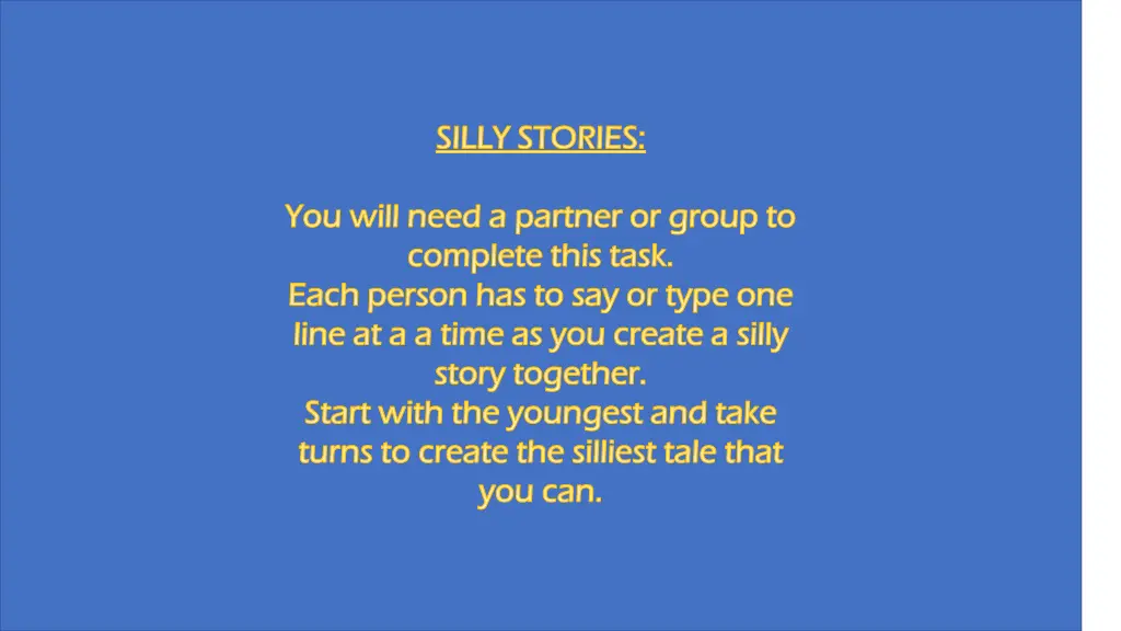 silly stories silly stories