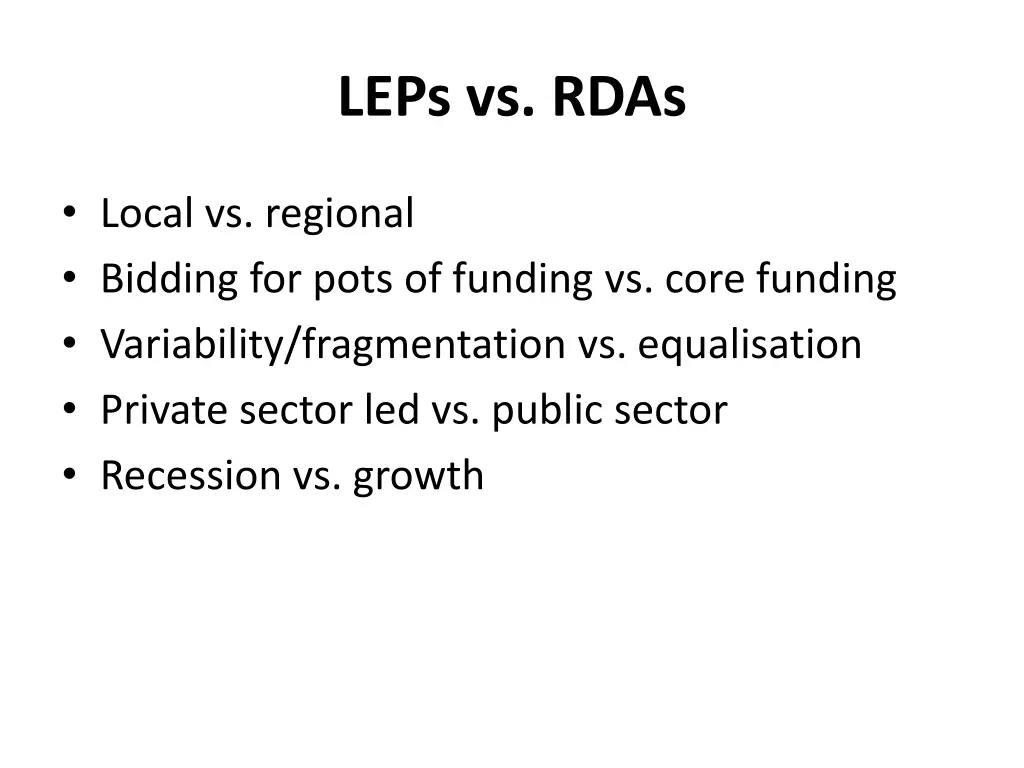 leps vs rdas