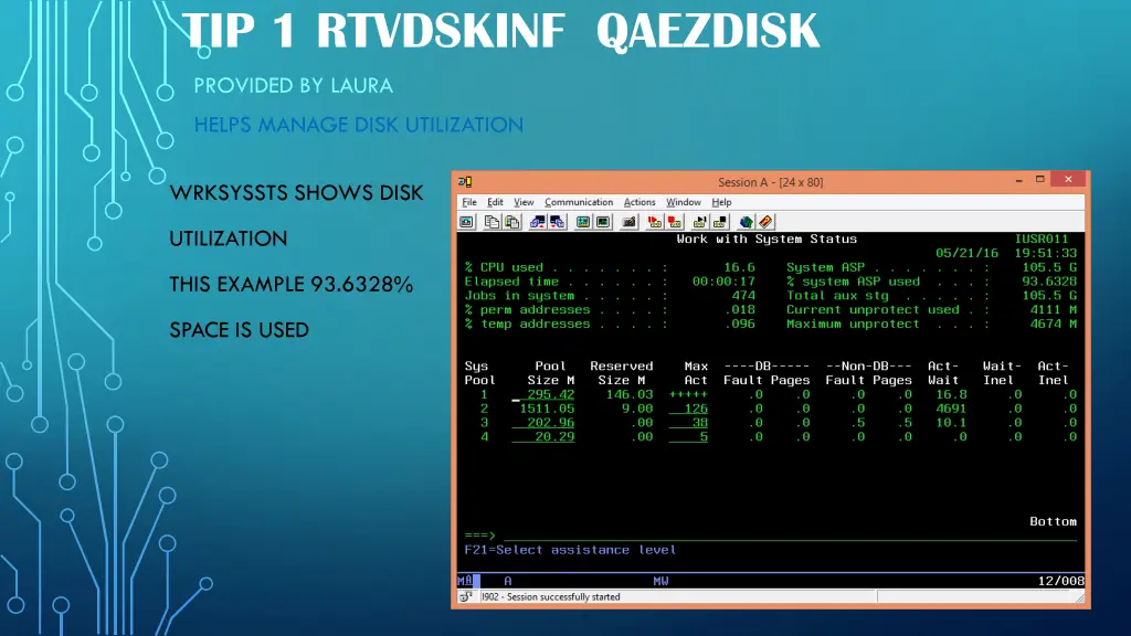 tip 1 rtvdskinf qaezdisk