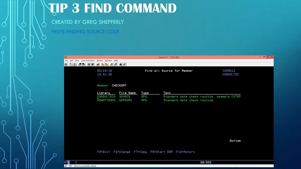 tip 3 find command 2