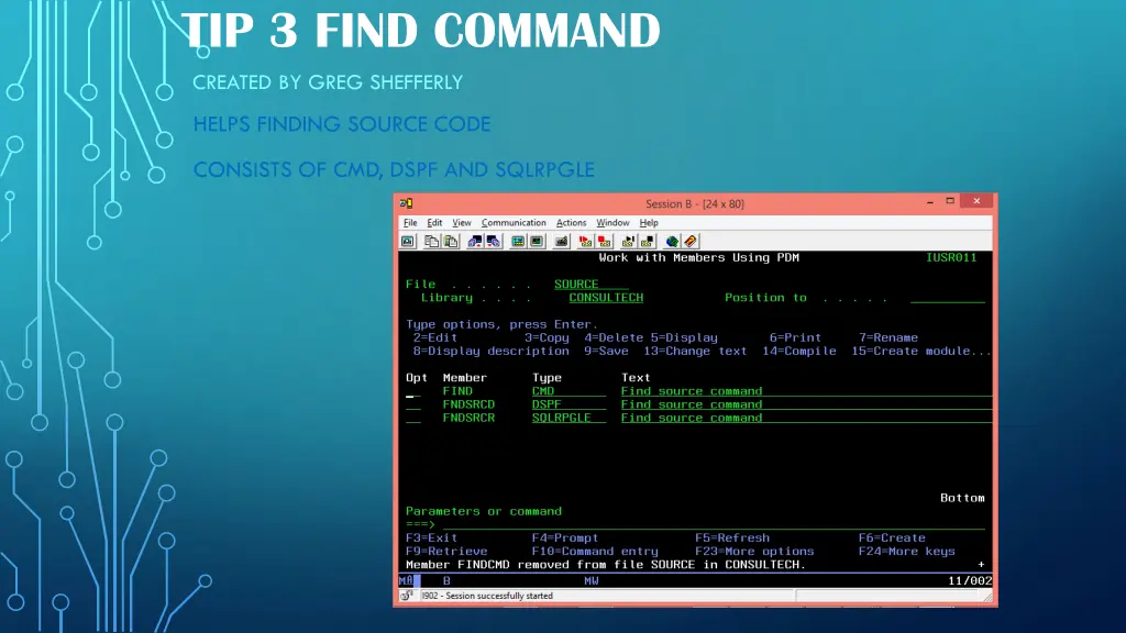 tip 3 find command