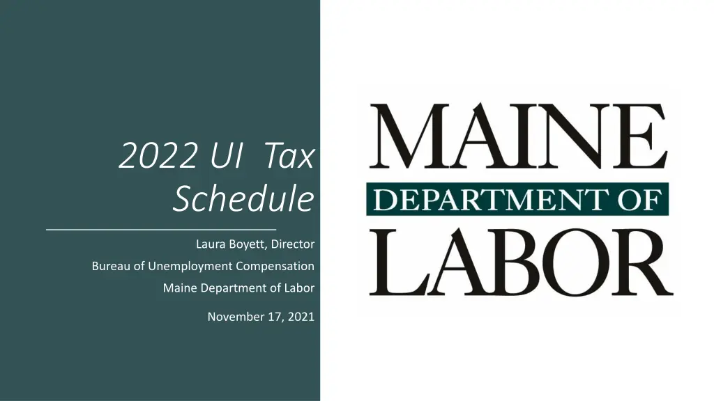 2022 ui tax schedule