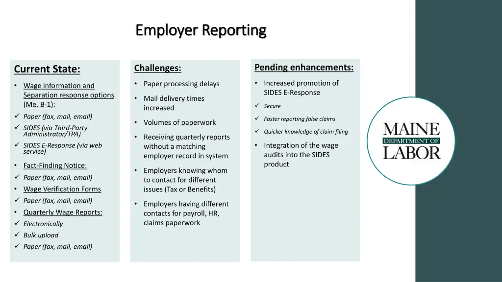 employer reporting employer reporting