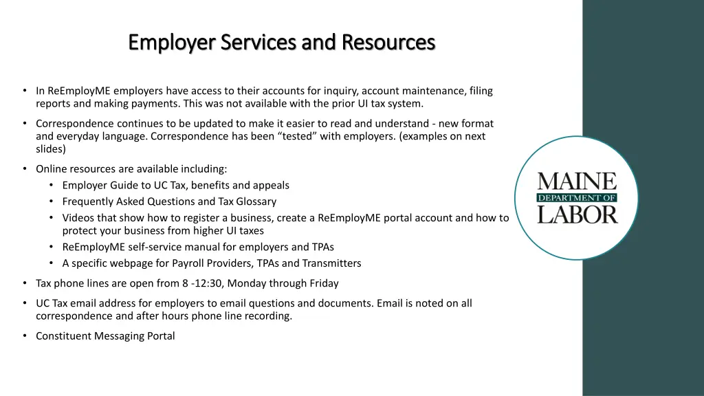 employer services and resources employer services