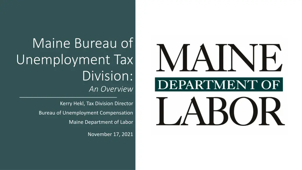 maine bureau of unemployment tax