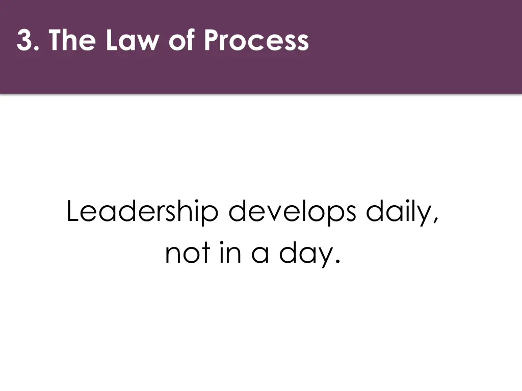 3 the law of process