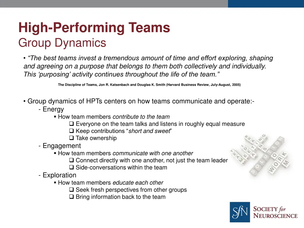 high performing teams group dynamics