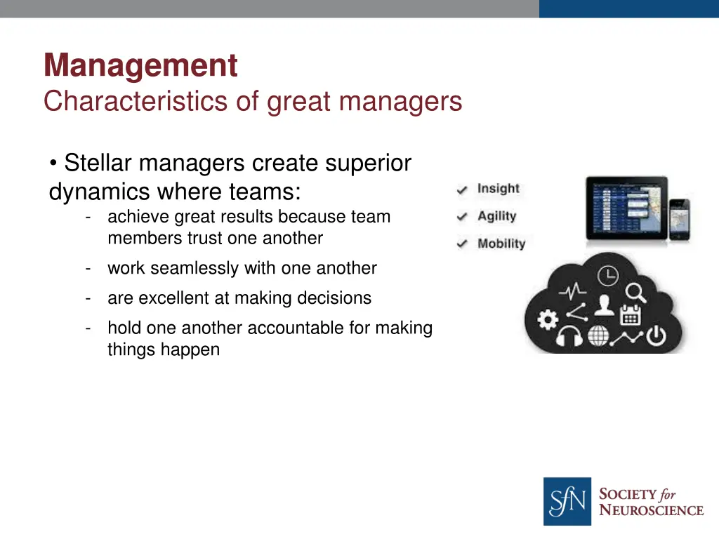 management characteristics of great managers