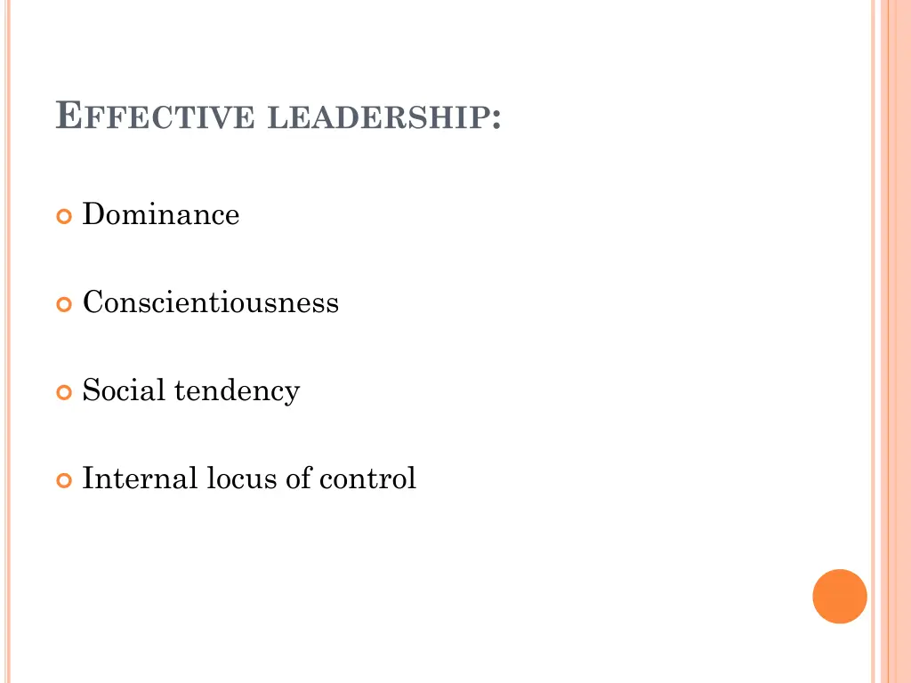 e ffective leadership