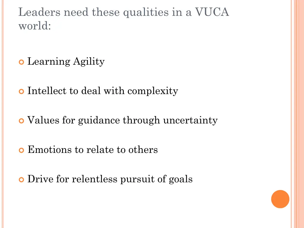 leaders need these qualities in a vuca world