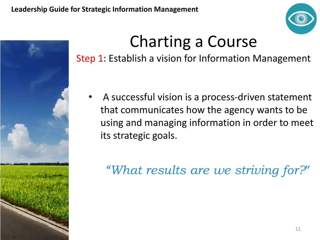 leadership guide for strategic information 10