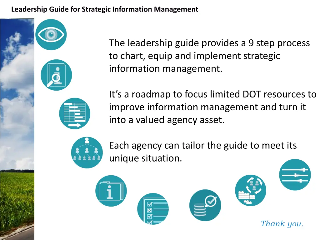 leadership guide for strategic information 26