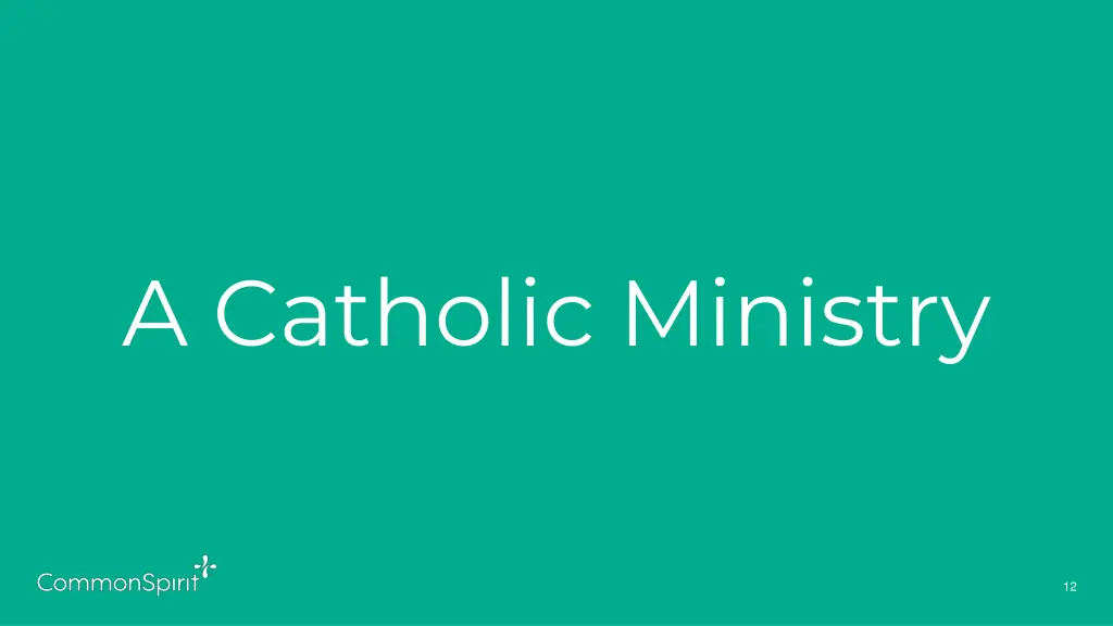 a catholic ministry