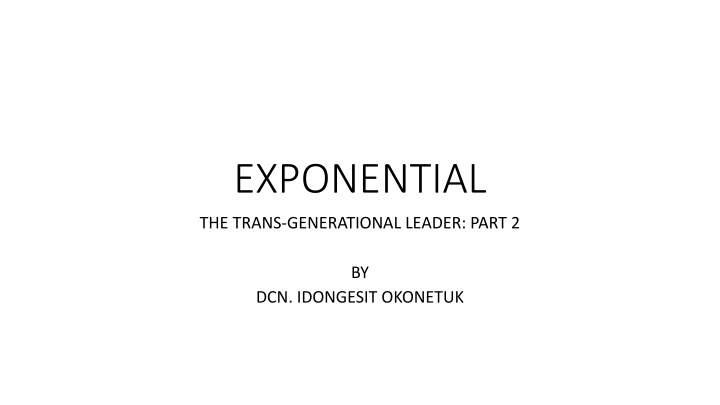 exponential