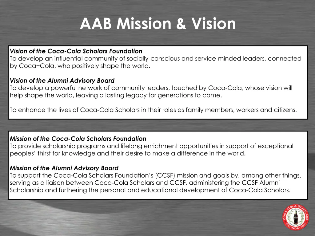 aab mission vision