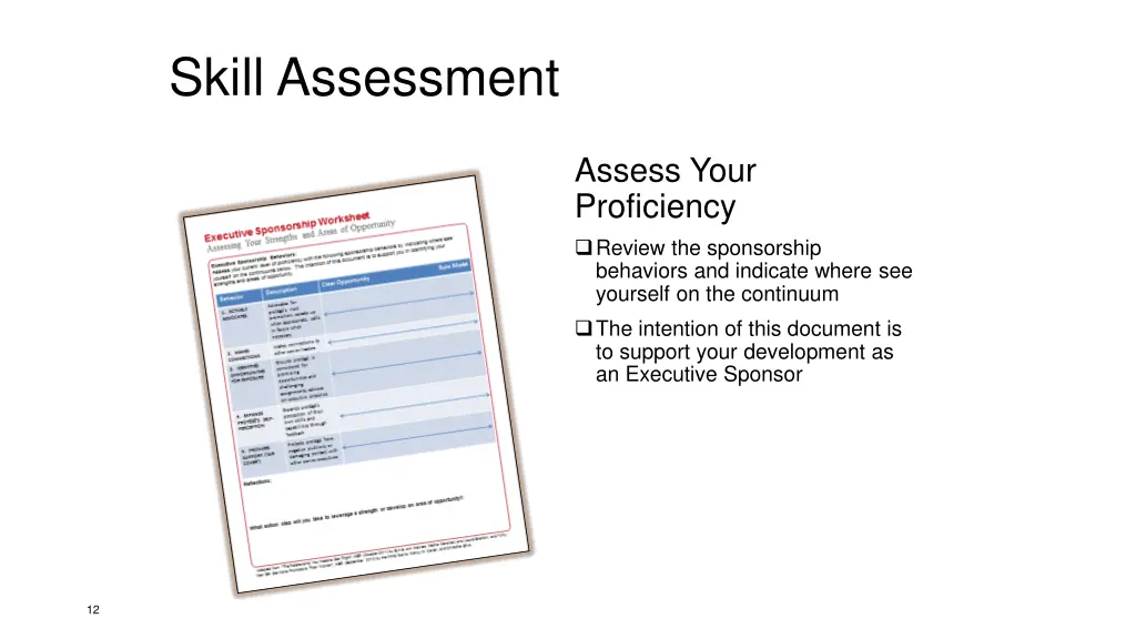 skill assessment