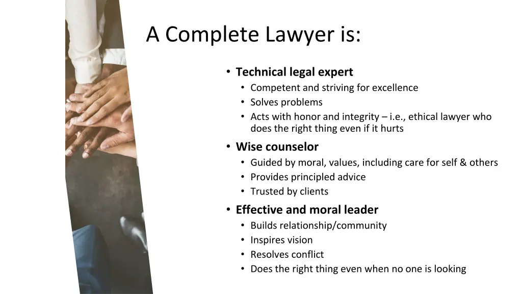 a complete lawyer is