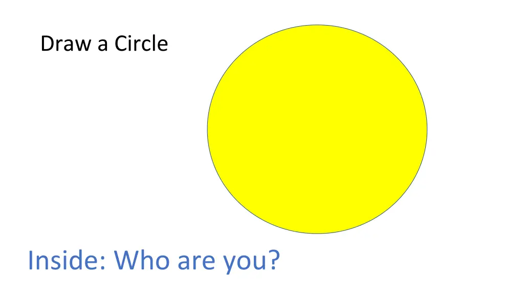 draw a circle