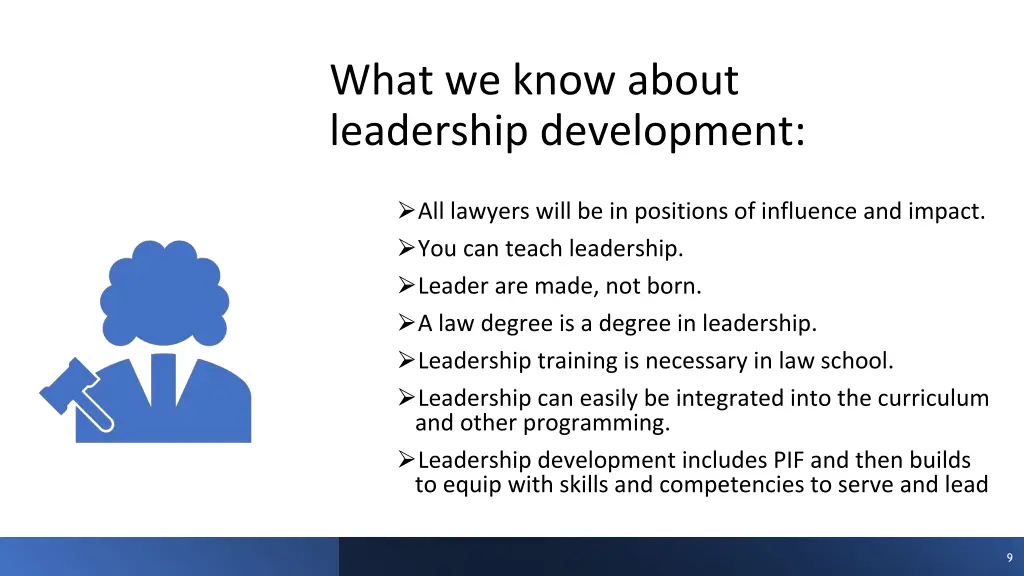 what we know about leadership development