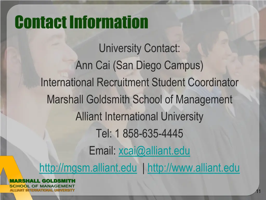 contact information