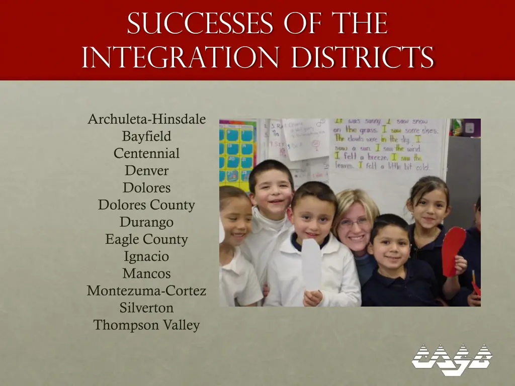 successes of the integration districts