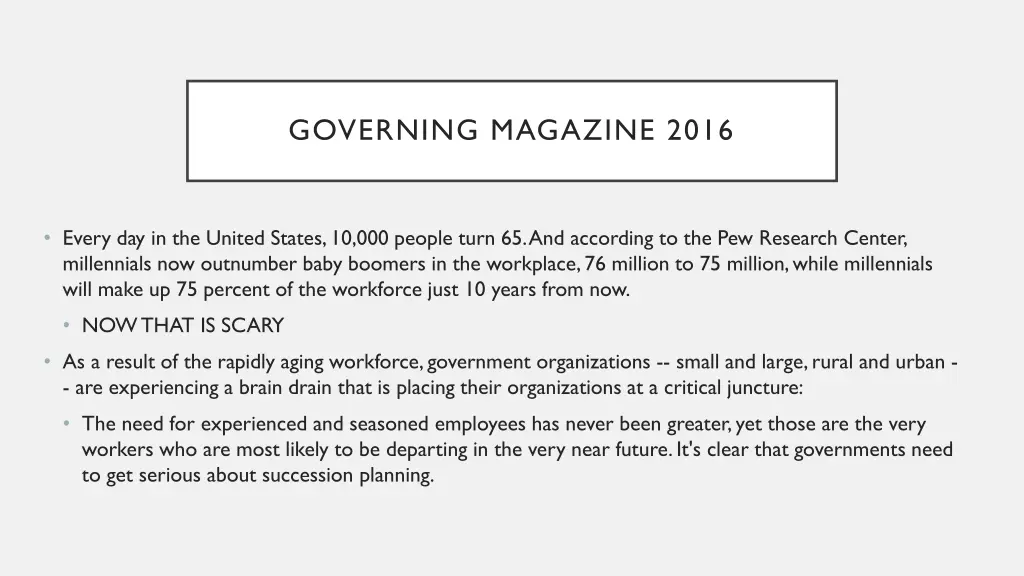 governing magazine 2016