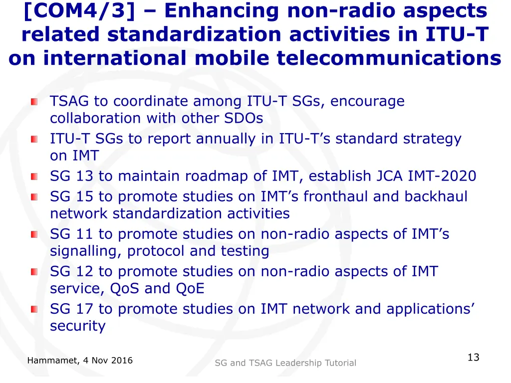 com4 3 enhancing non radio aspects related