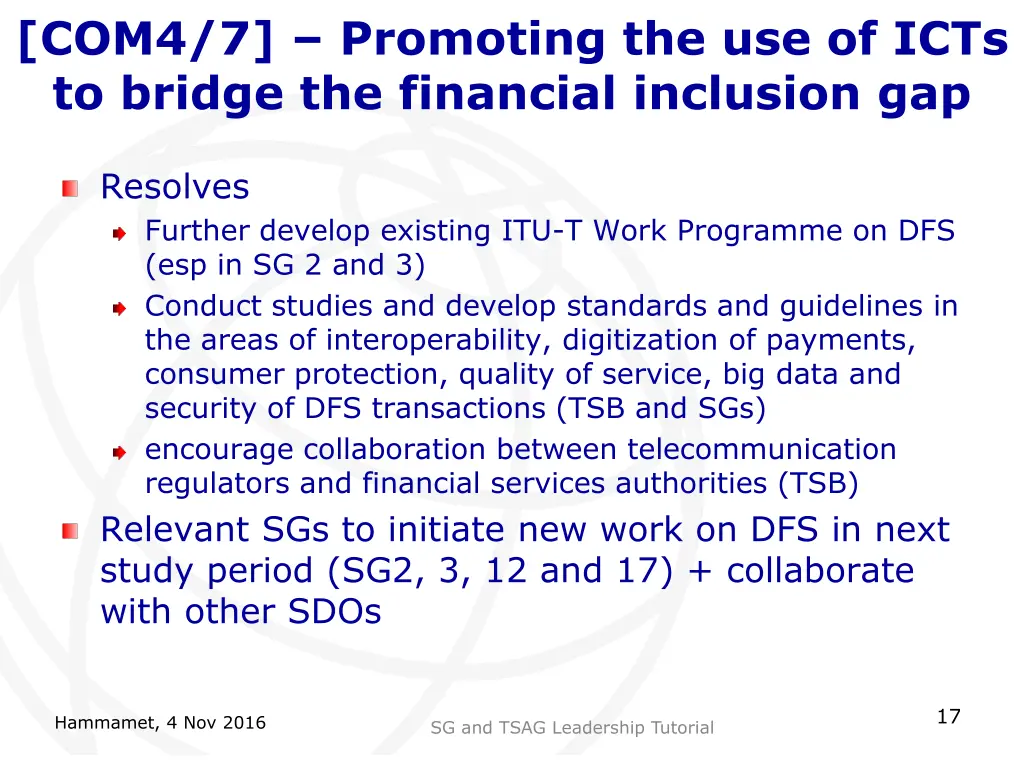 com4 7 promoting the use of icts to bridge