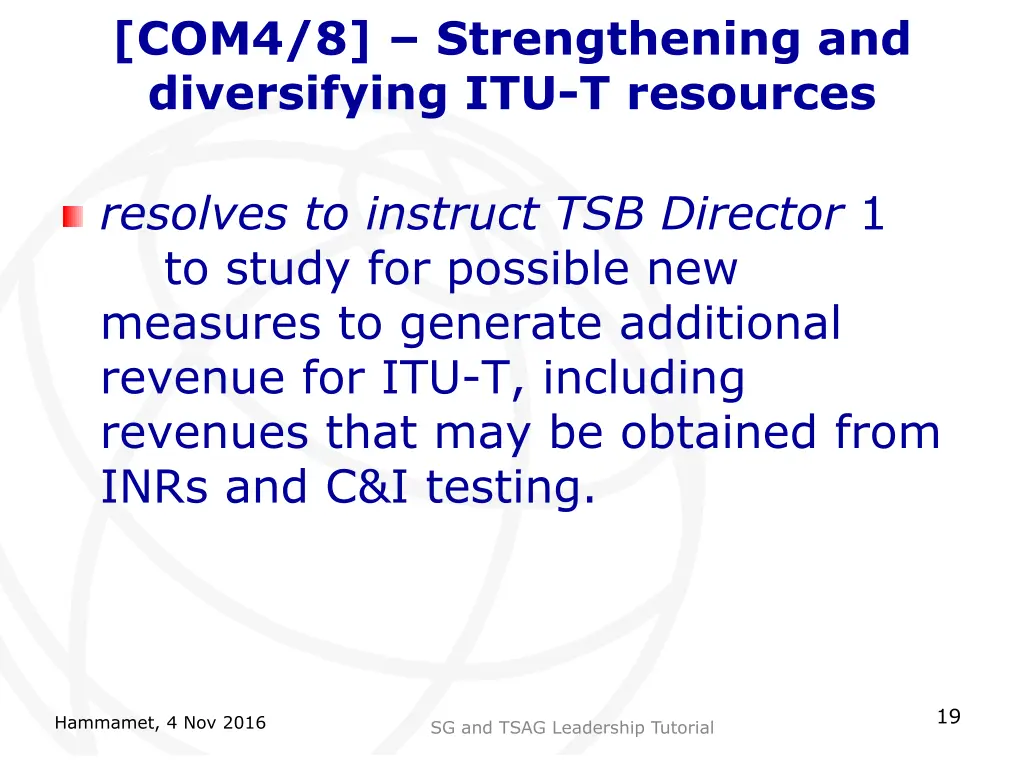 com4 8 strengthening and diversifying