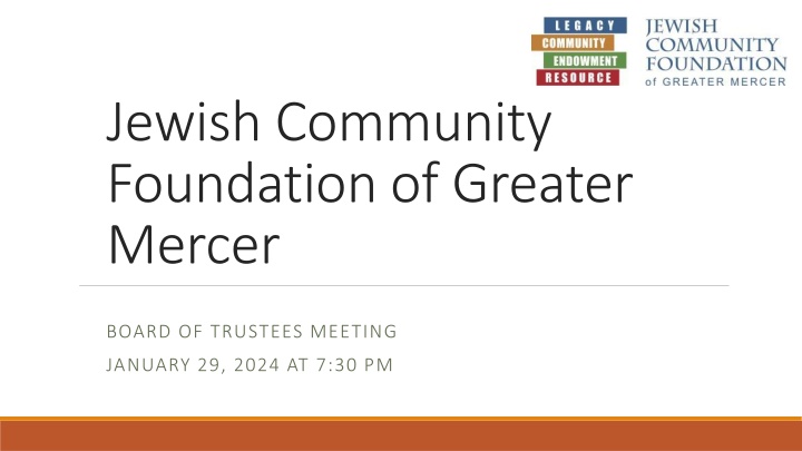 jewish community foundation of greater mercer