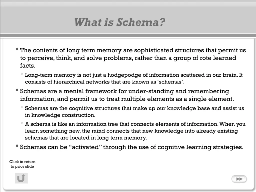 what is schema