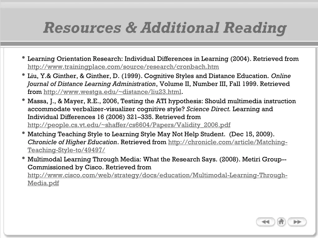 resources additional reading 2