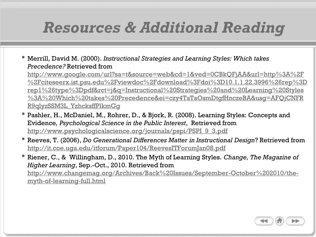 resources additional reading 3