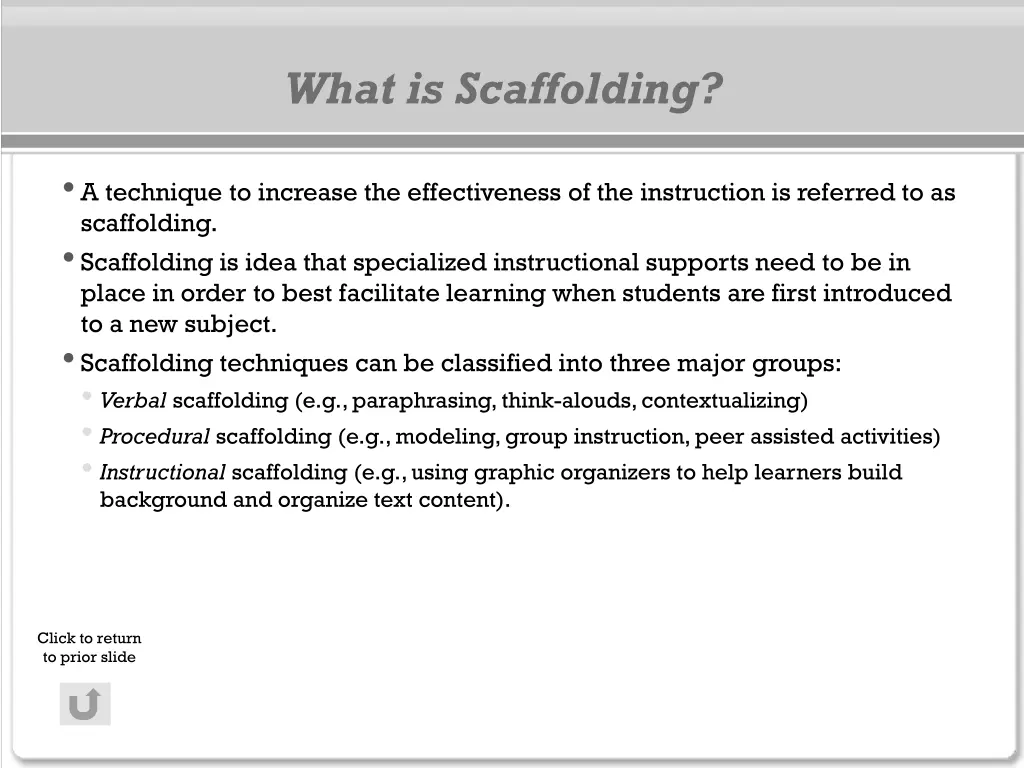 what is scaffolding