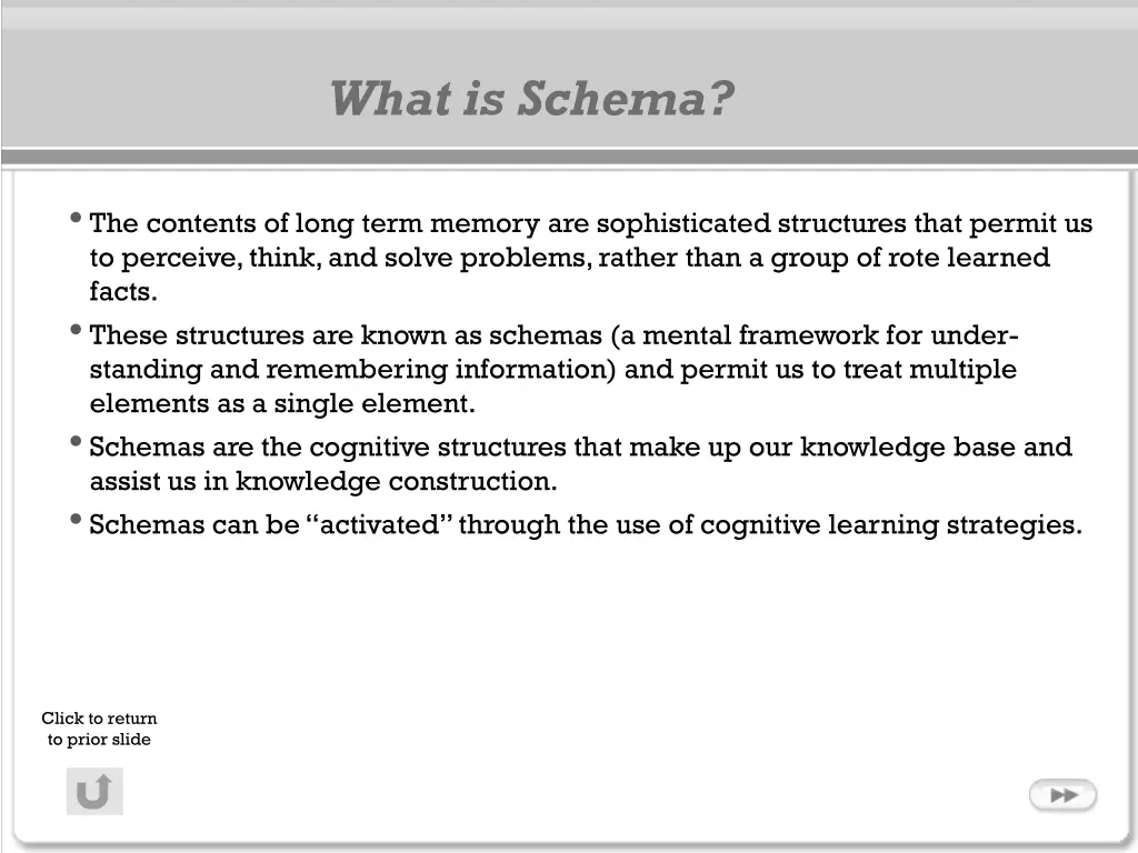 what is schema