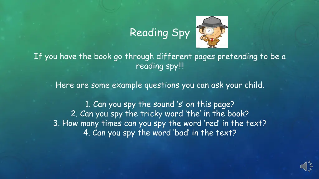 reading spy