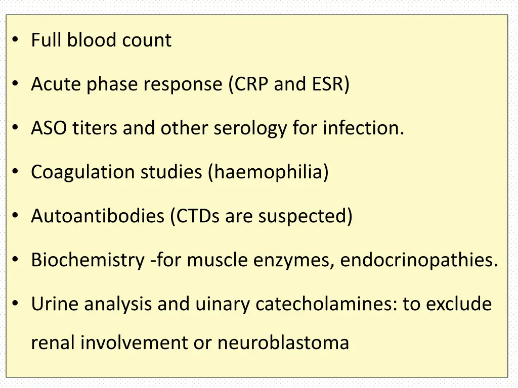 full blood count