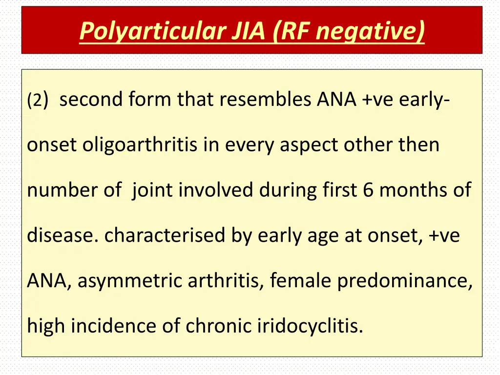 polyarticular jia rf negative 1