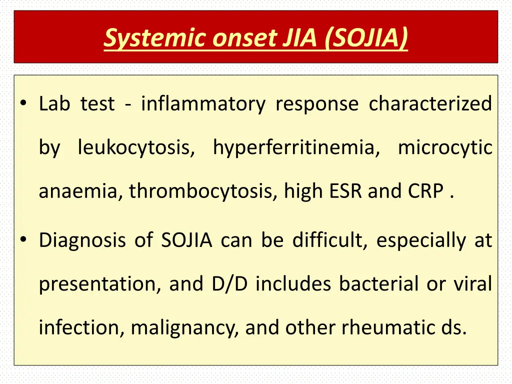 systemic onset jia sojia 2