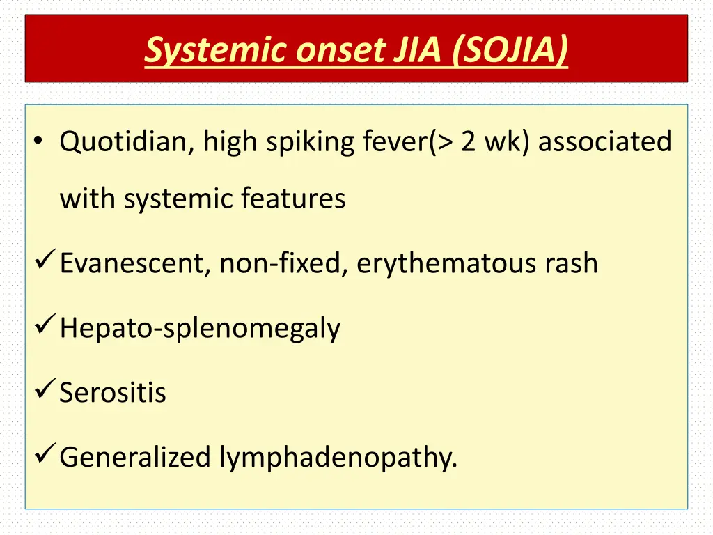 systemic onset jia sojia