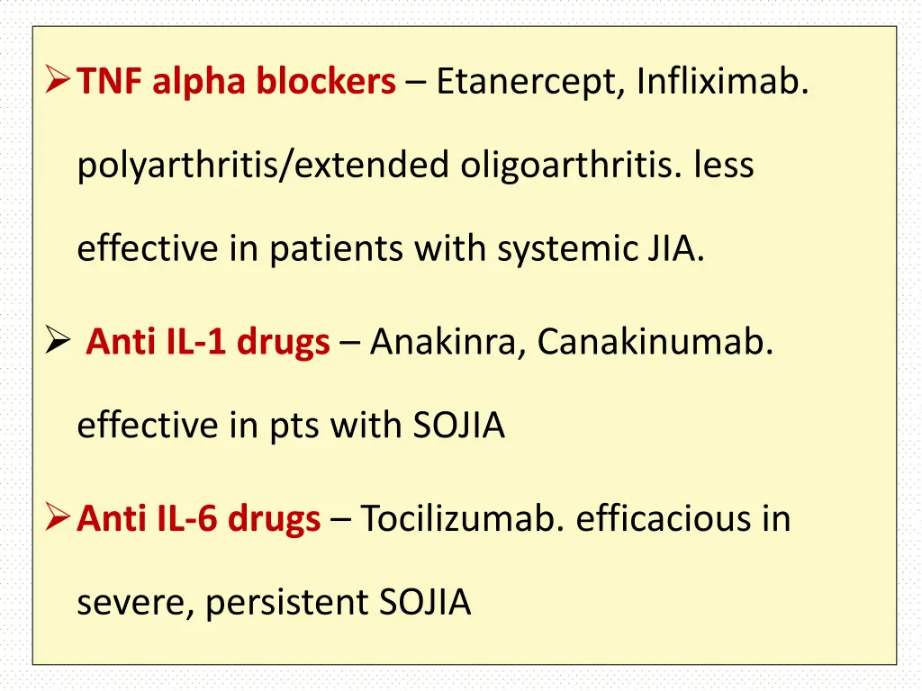 tnf alpha blockers etanercept infliximab