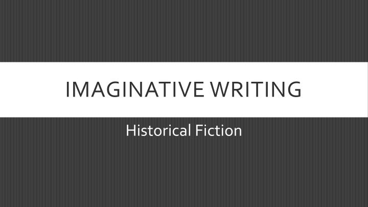 imaginative writing